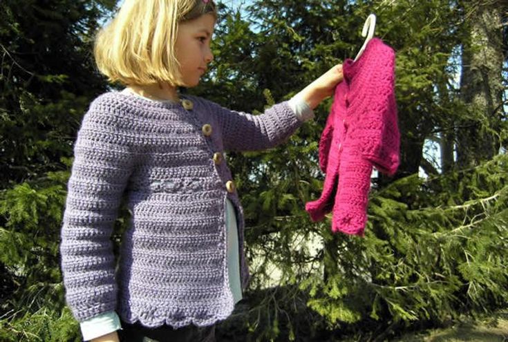 CROCHET PATTERN cardigan for toddler/girl PDF download | Etsy | Crochet