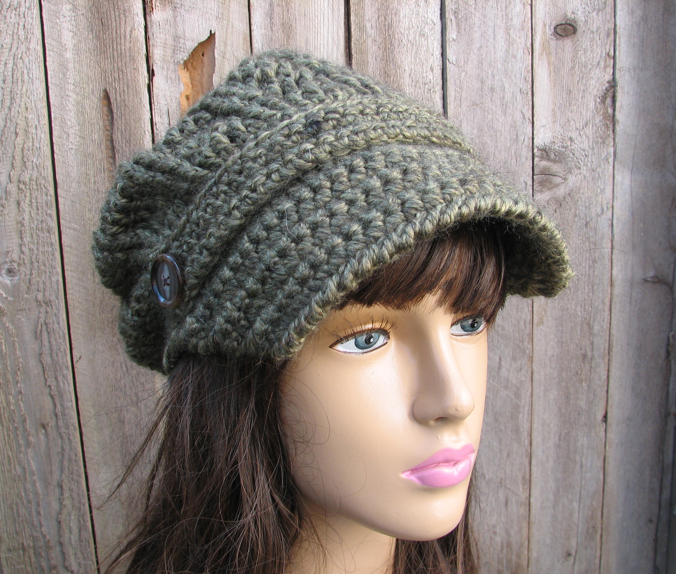CROCHET PATTERN!!! Crochet Hat - Newsboy Hat, Crochet Pattern PDF,Easy