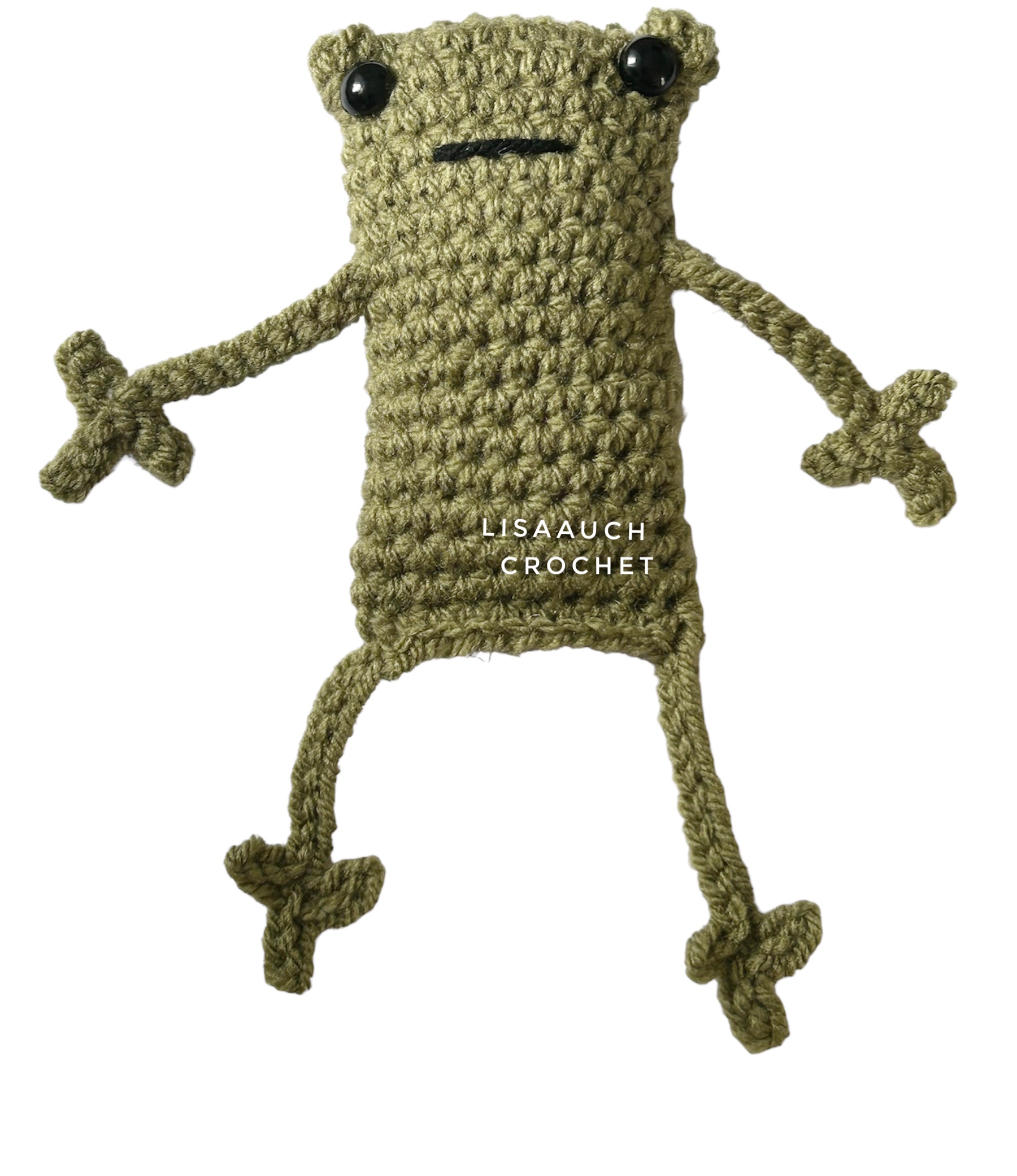 Leggy Frog Crochet Pattern FREE (NO SEW Tutorial)